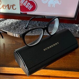 Burberry Black and signature plaid Women's frames / glasses - prescription
